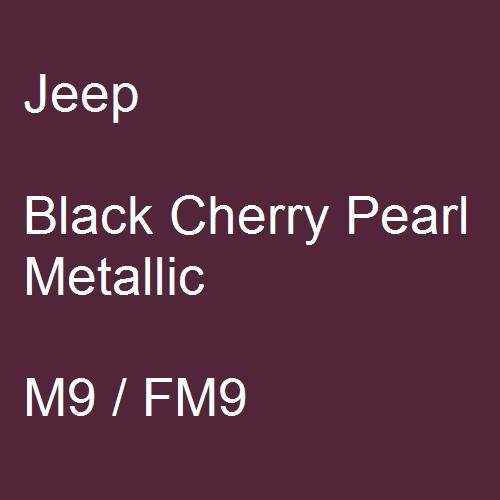 Jeep, Black Cherry Pearl Metallic, M9 / FM9.